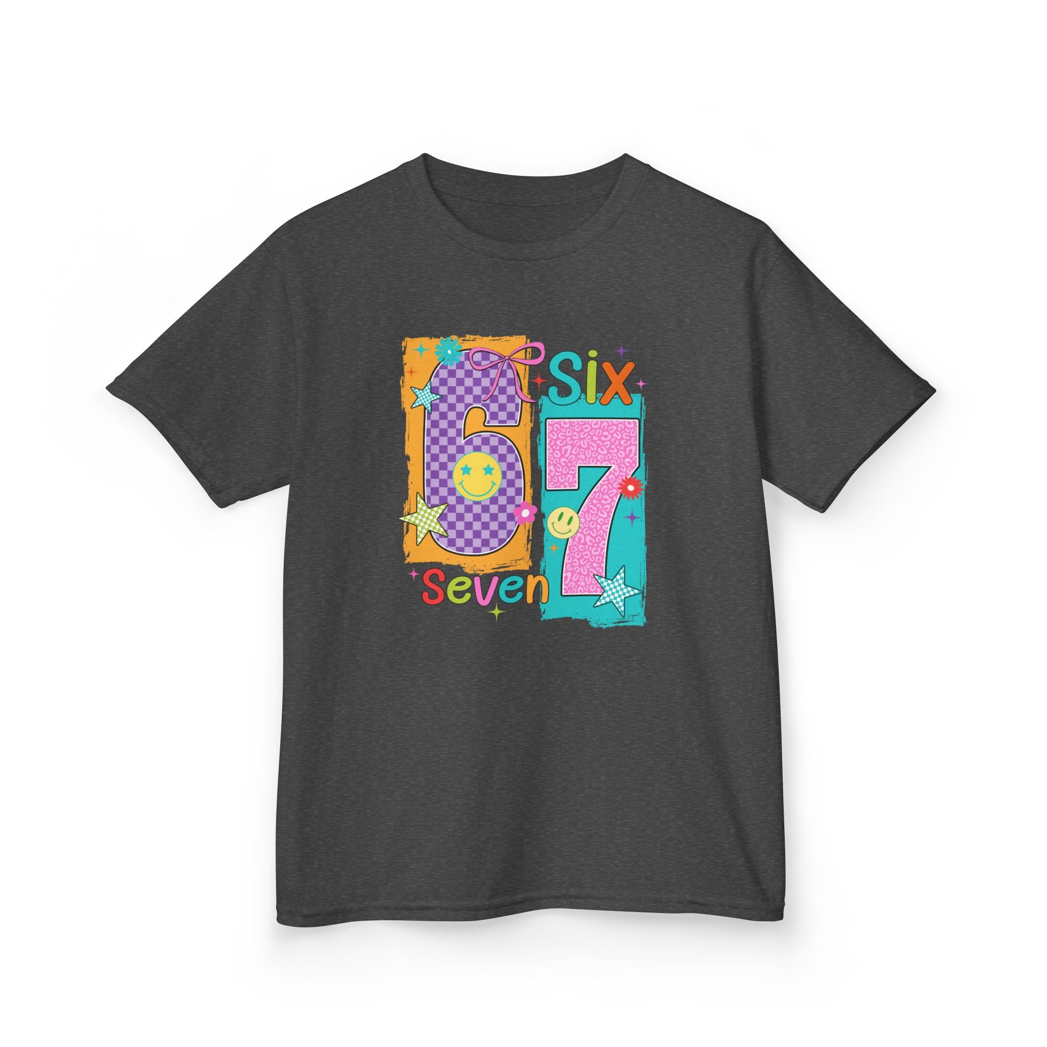 Kids Tee with Fun Numbers Design, Birthday Gift, Educational Apparel, Playful Kids Fashion, Unique Childrens T-Shirt