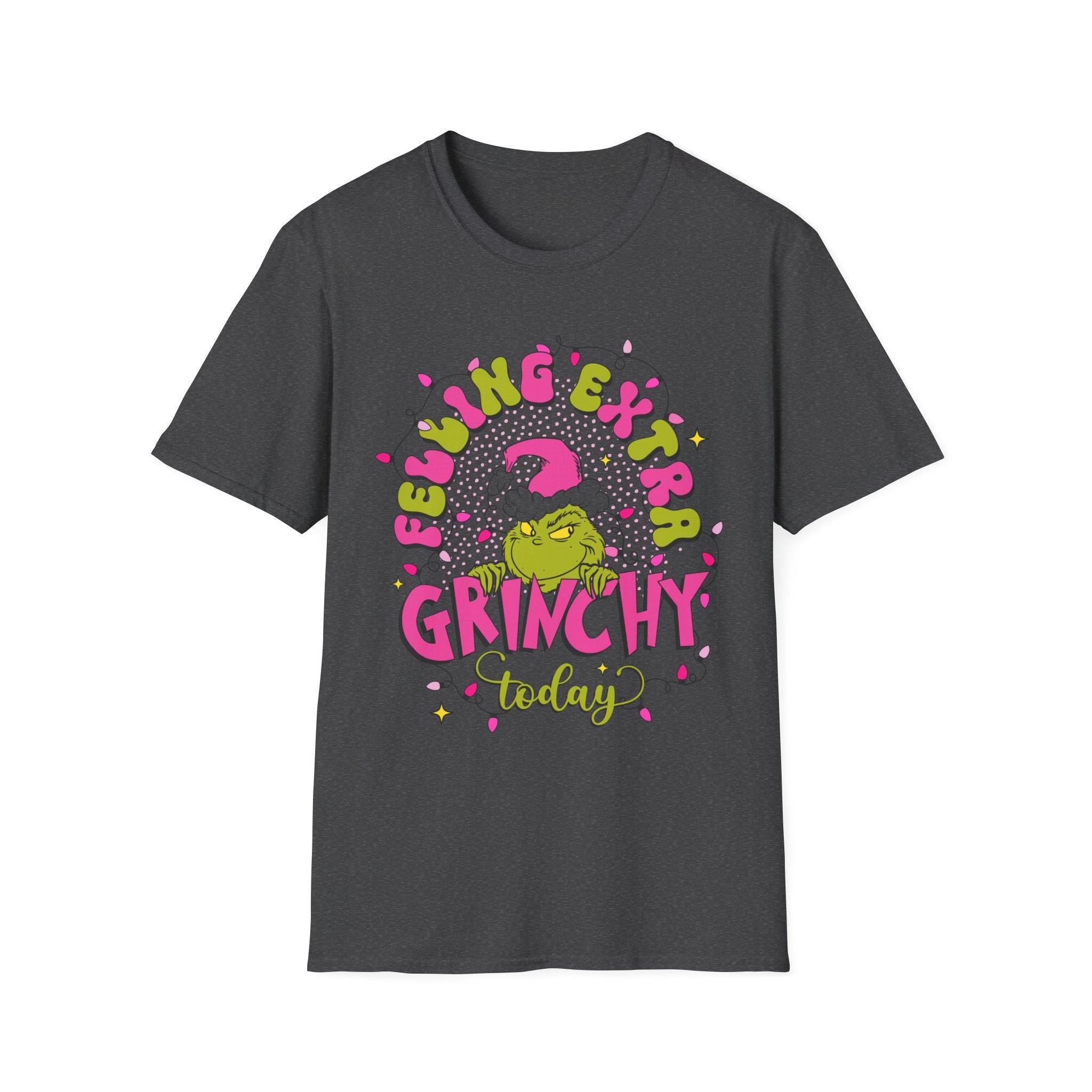 Grinchy Christmas T-Shirt, Holiday Humor Tee, Grinch Lover Gift, Funny Christmas Apparel, Festive Unisex Shirt