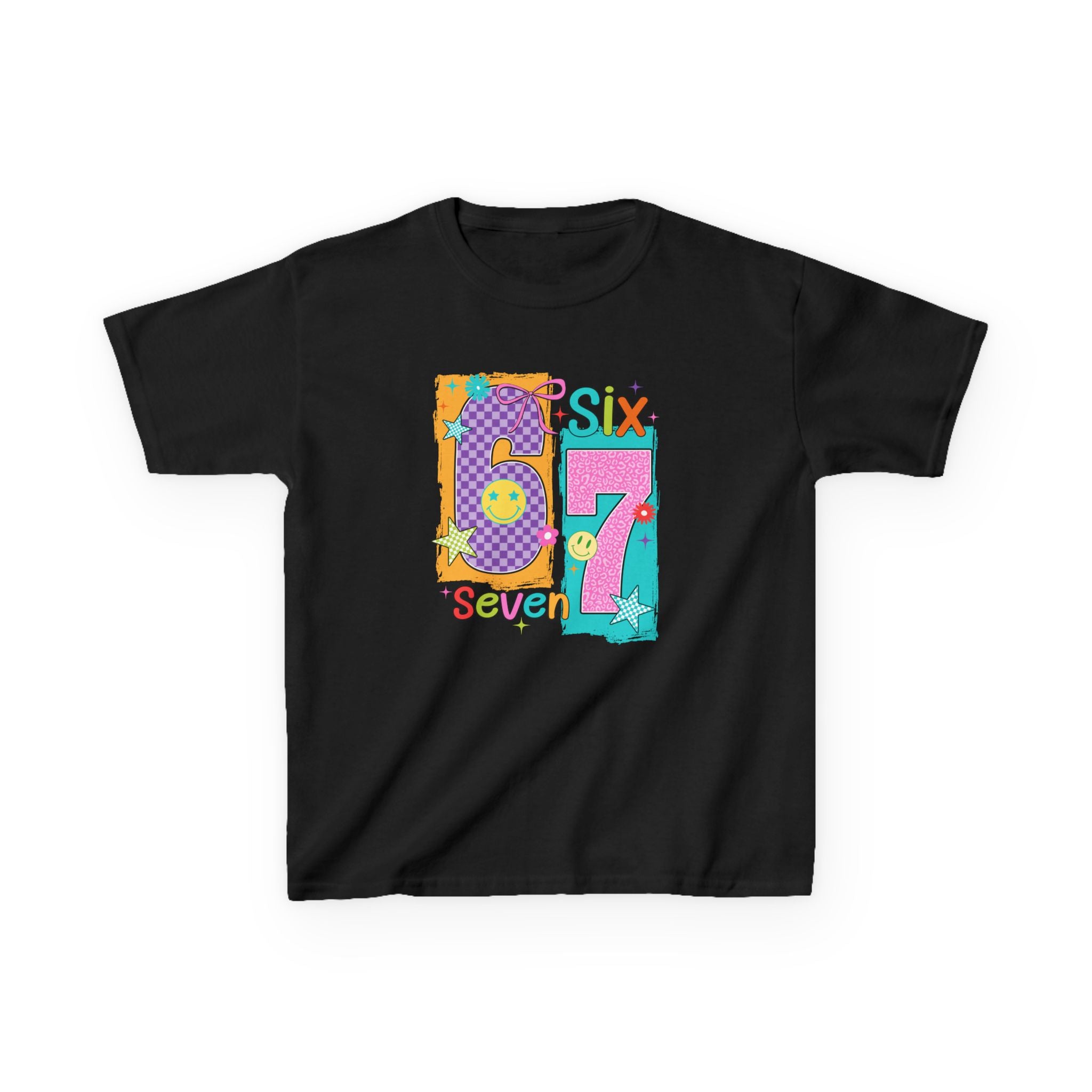 Kids Tee with Fun Numbers Design, Birthday Gift, Educational Apparel, Playful Kids Fashion, Unique Childrens T-Shirt