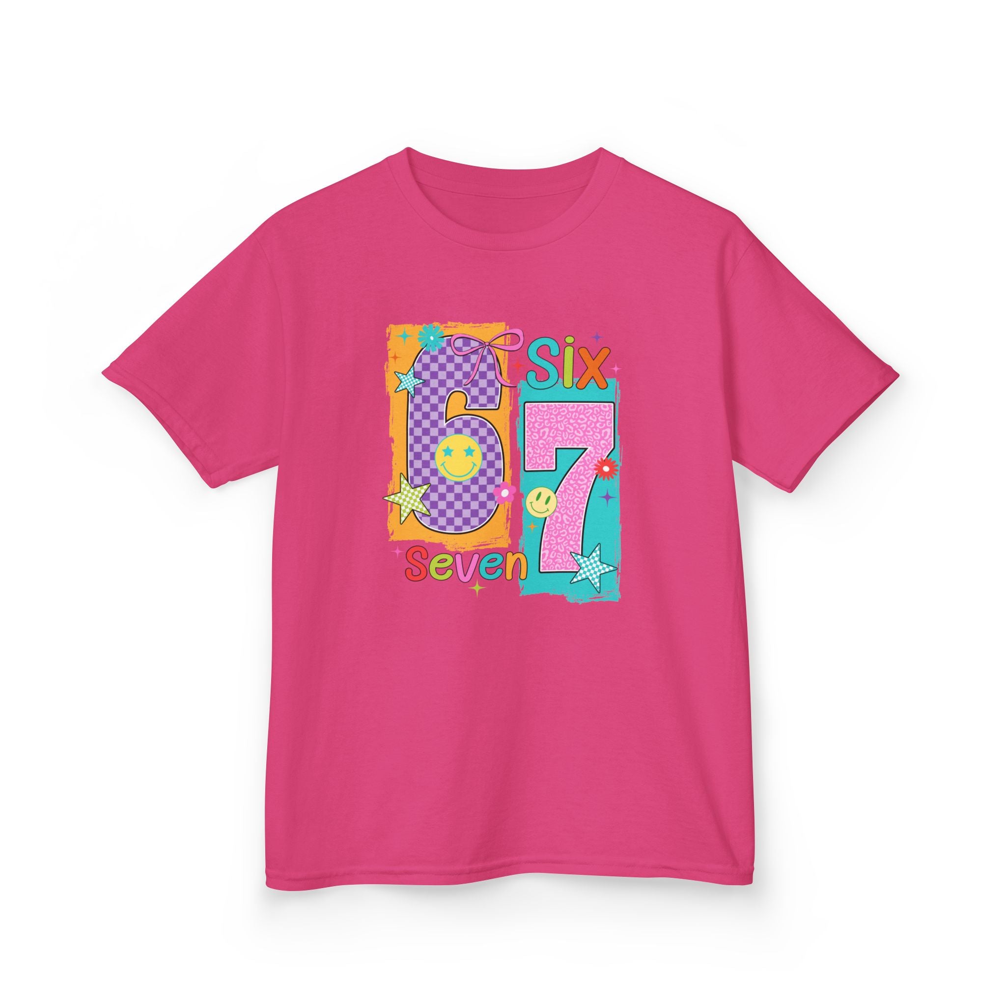 Kids Tee with Fun Numbers Design, Birthday Gift, Educational Apparel, Playful Kids Fashion, Unique Childrens T-Shirt