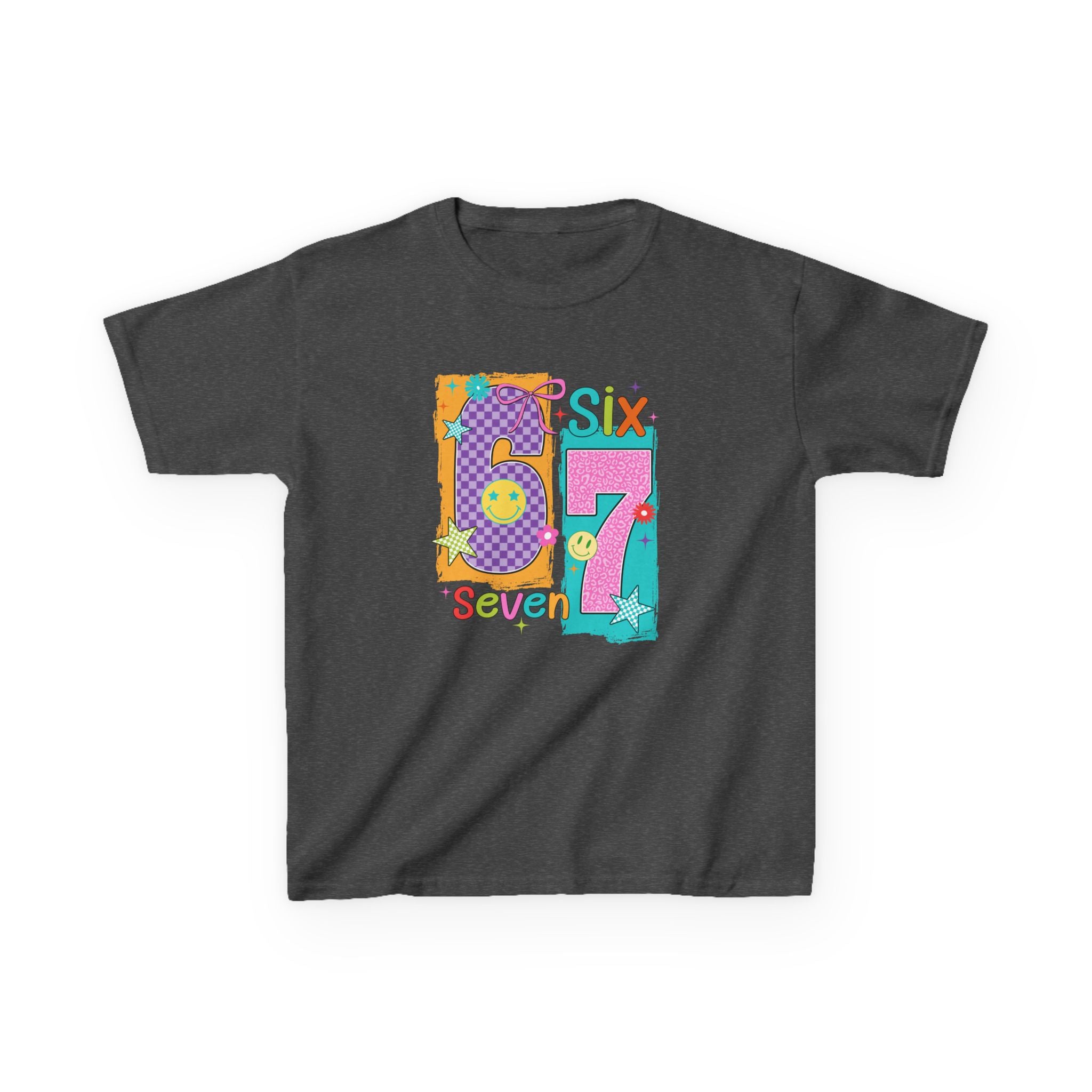 Kids Tee with Fun Numbers Design, Birthday Gift, Educational Apparel, Playful Kids Fashion, Unique Childrens T-Shirt