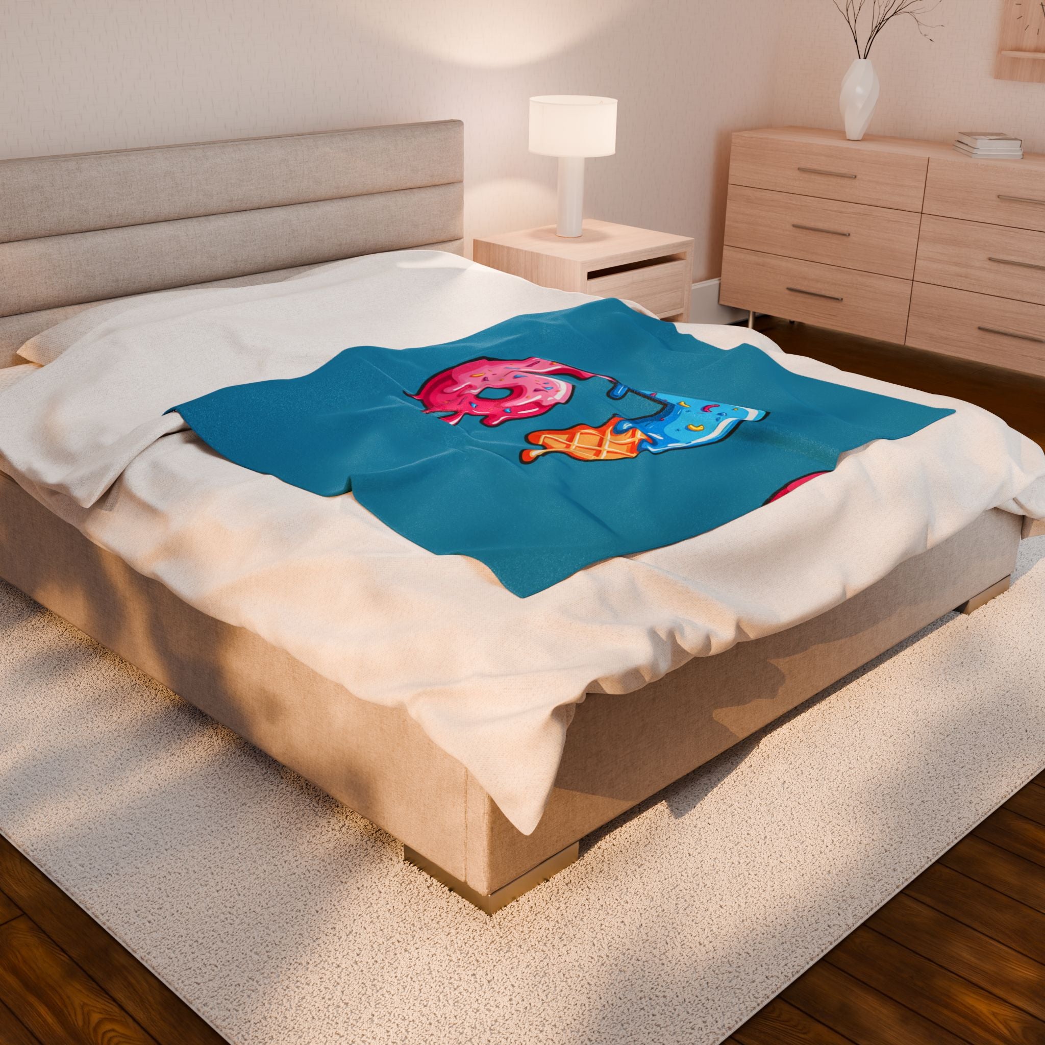 Plush Blanket - 67 Ice Cream Print