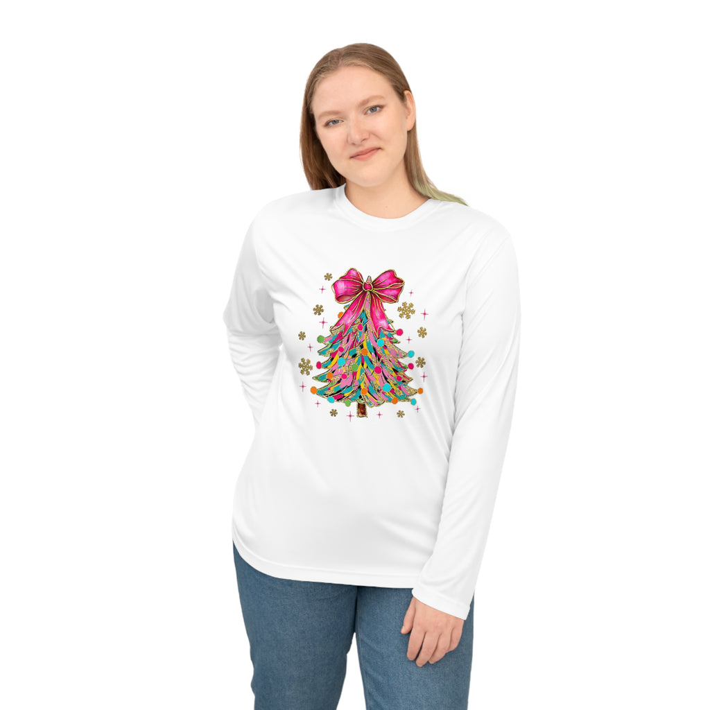 Christmas Tree Long Sleeve Shirt | Unisex Holiday Apparel, Festive Activewear, Winter Gift, Family Gathering, Cozy Christmas Outfit