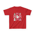 Kids Tee - Girly Pink Bow Christmas Shirt