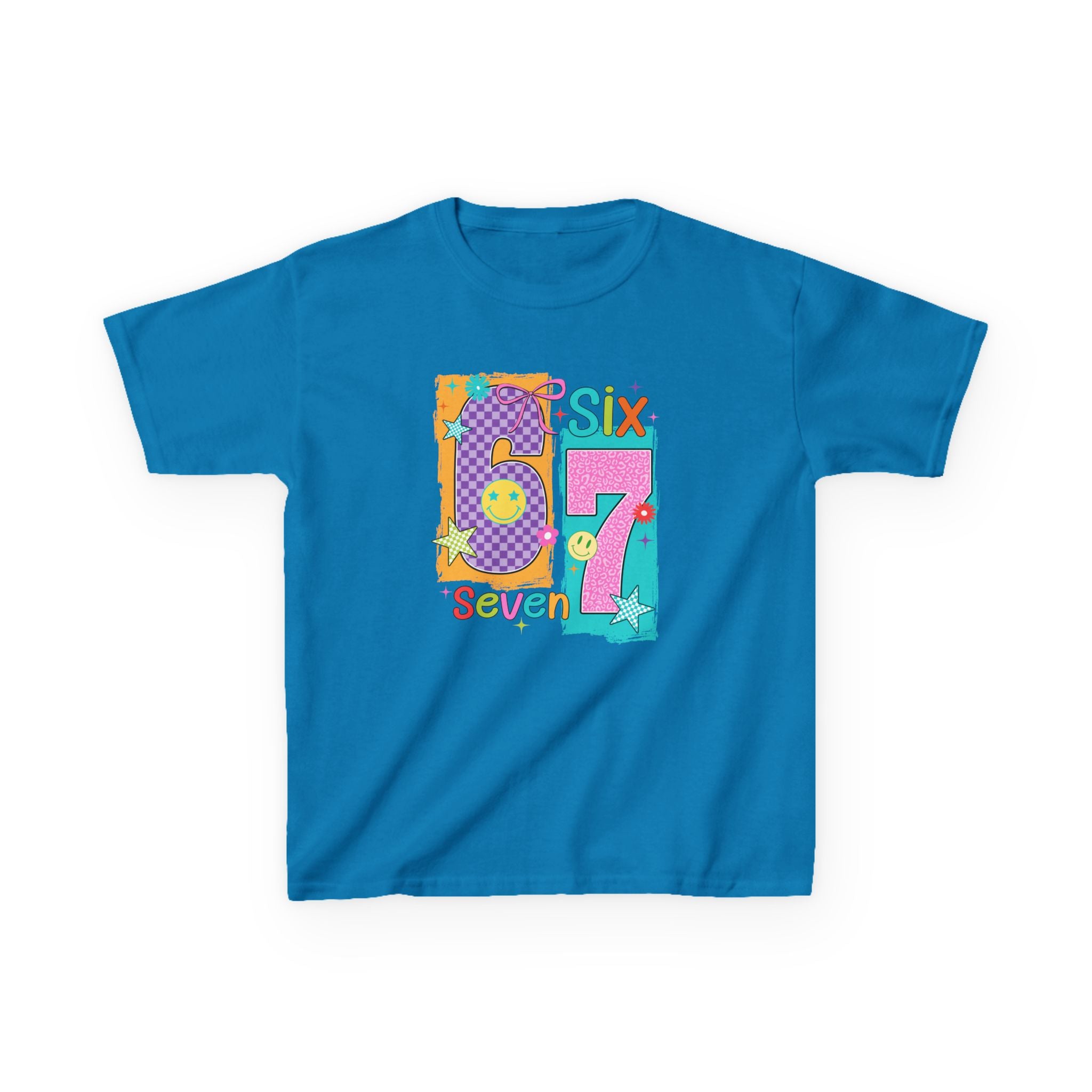 Kids Tee with Fun Numbers Design, Birthday Gift, Educational Apparel, Playful Kids Fashion, Unique Childrens T-Shirt