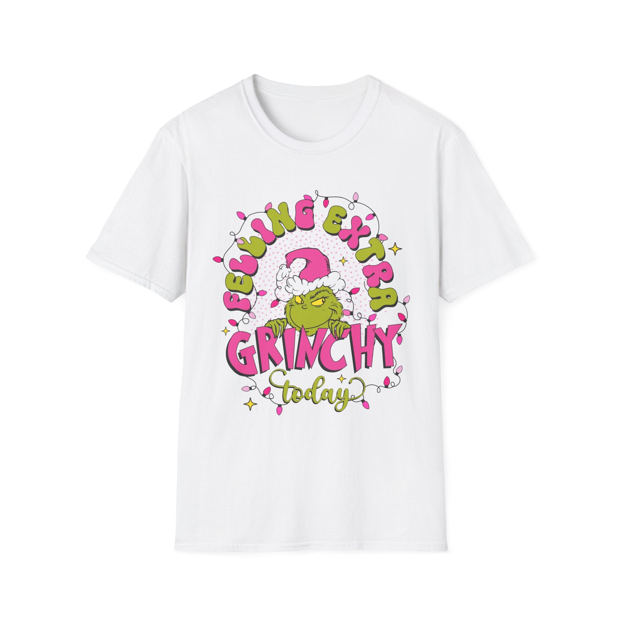 Grinchy Christmas T-Shirt, Holiday Humor Tee, Grinch Lover Gift, Funny Christmas Apparel, Festive Unisex Shirt
