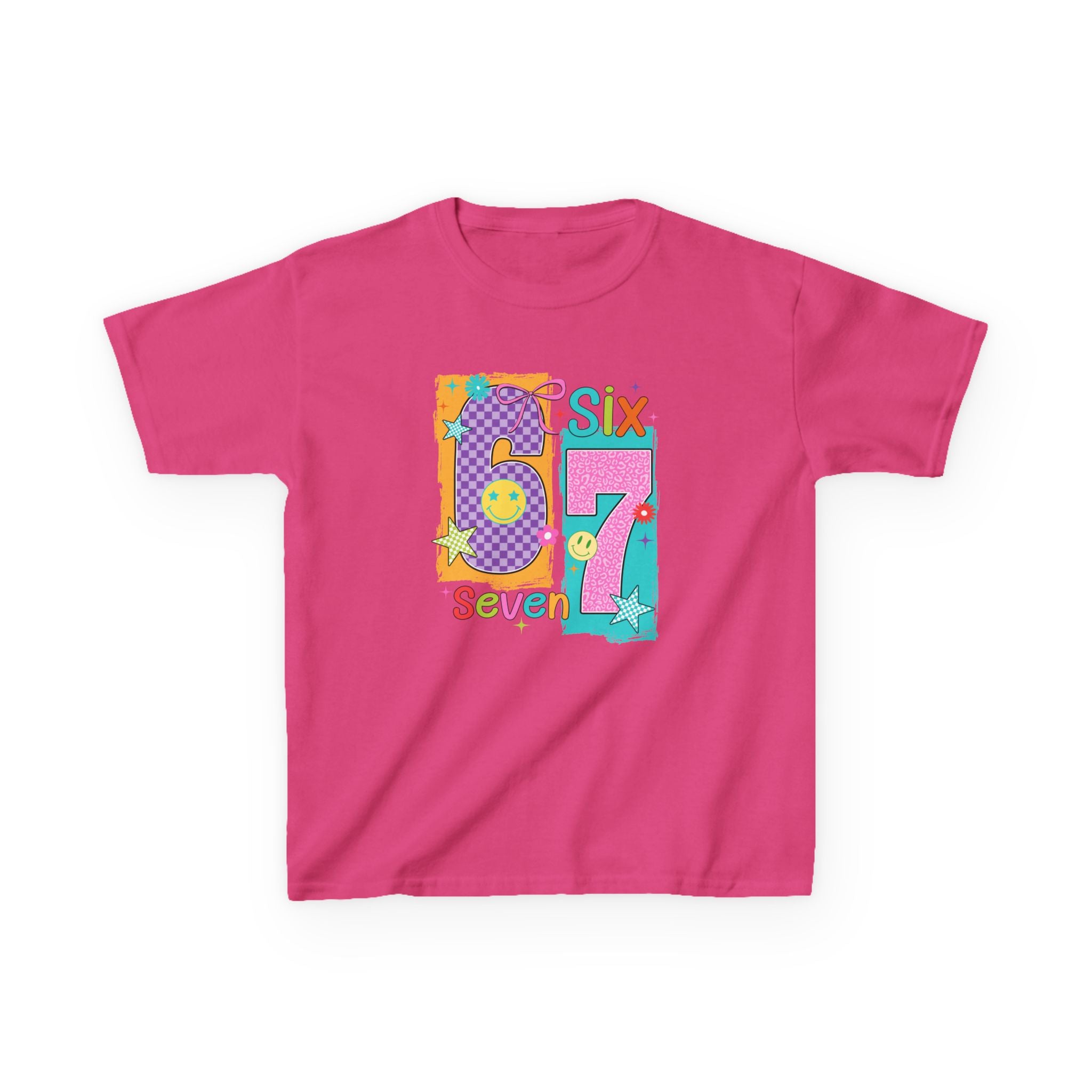 Kids Tee with Fun Numbers Design, Birthday Gift, Educational Apparel, Playful Kids Fashion, Unique Childrens T-Shirt