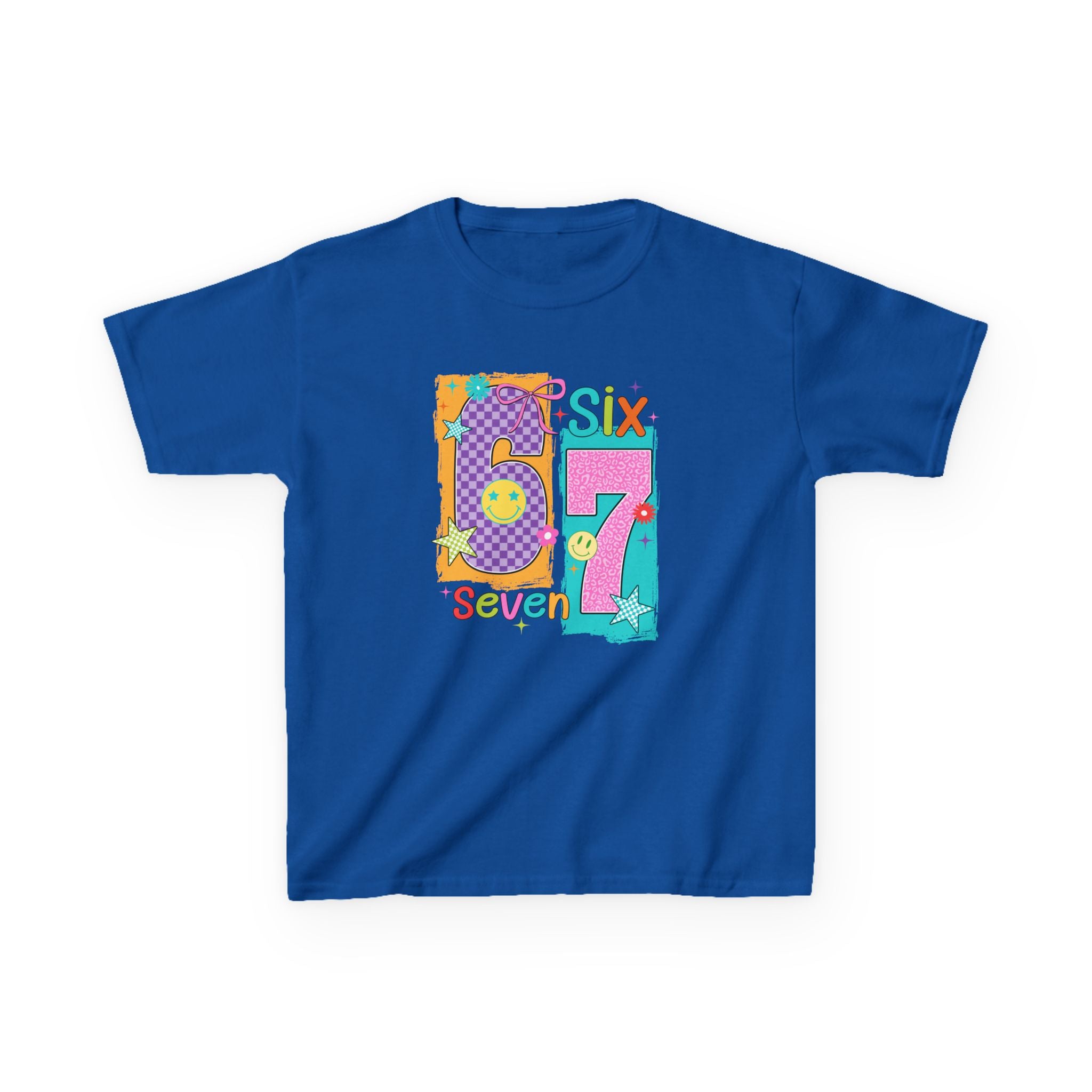 Kids Tee with Fun Numbers Design, Birthday Gift, Educational Apparel, Playful Kids Fashion, Unique Childrens T-Shirt